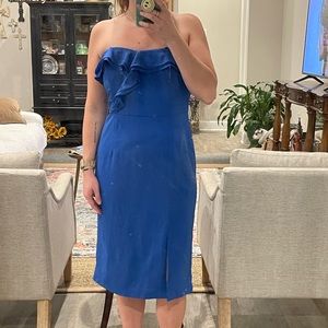 boutique blue dress